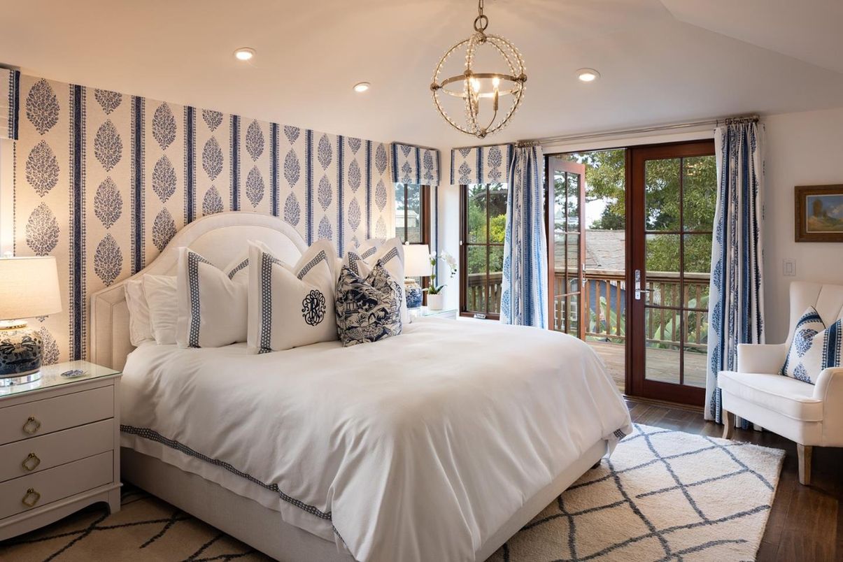 Bedroom, Interior, Pendant Lights, Recessed Lighting