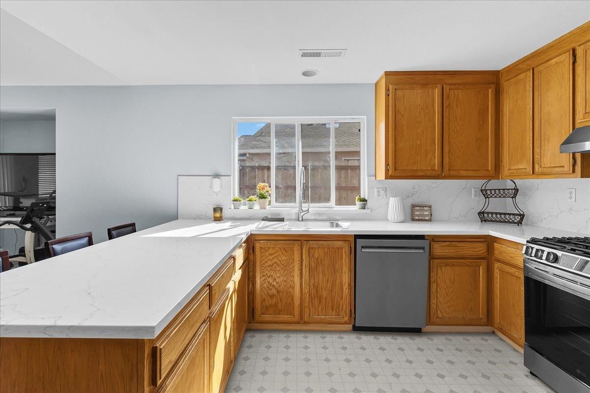 Interior, Kitchen, Recessed Lighting, Stainless Steel Appliances