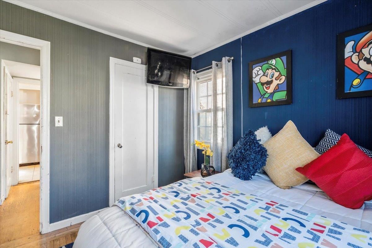 Bedroom, Interior, Wood Texture Flooring