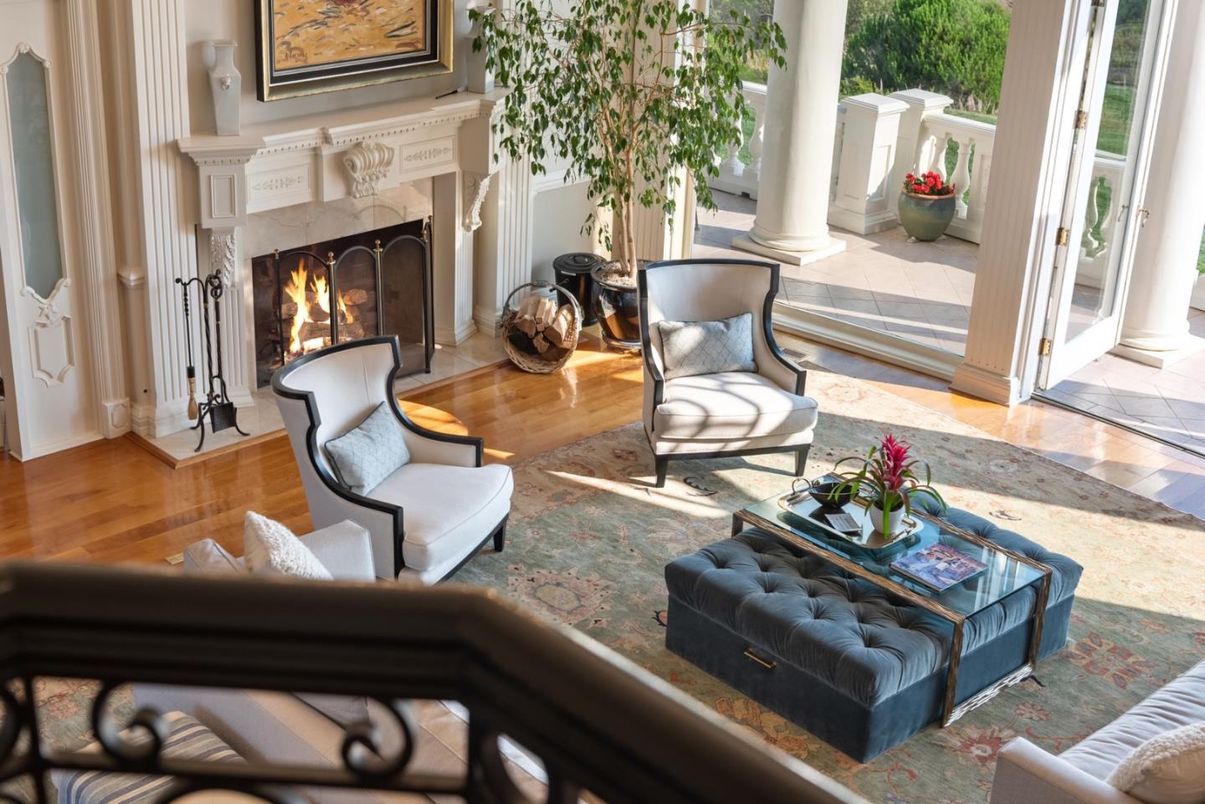 Fireplace, Interior, Living room, Wood Texture Flooring