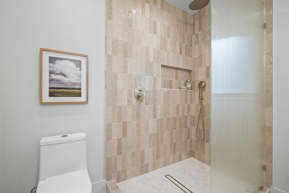 Bathroom, Glass Shower, Interior