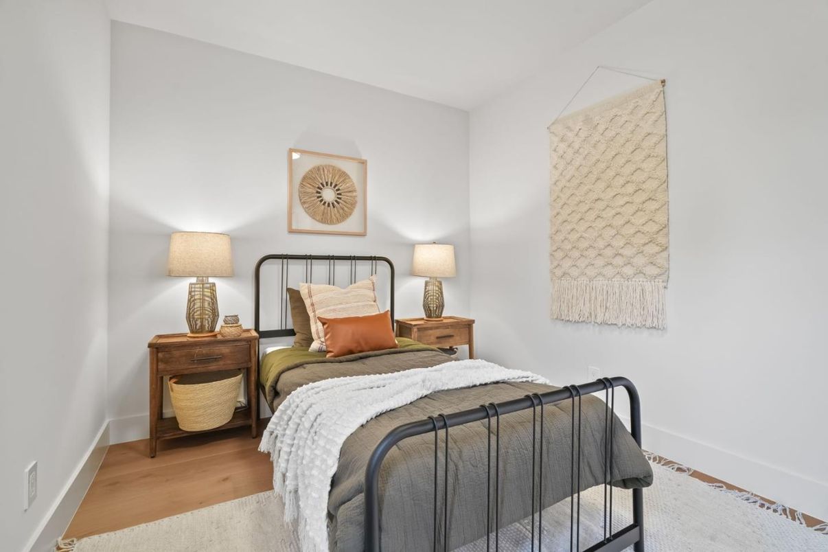 Bedroom, Interior, Wood Texture Flooring