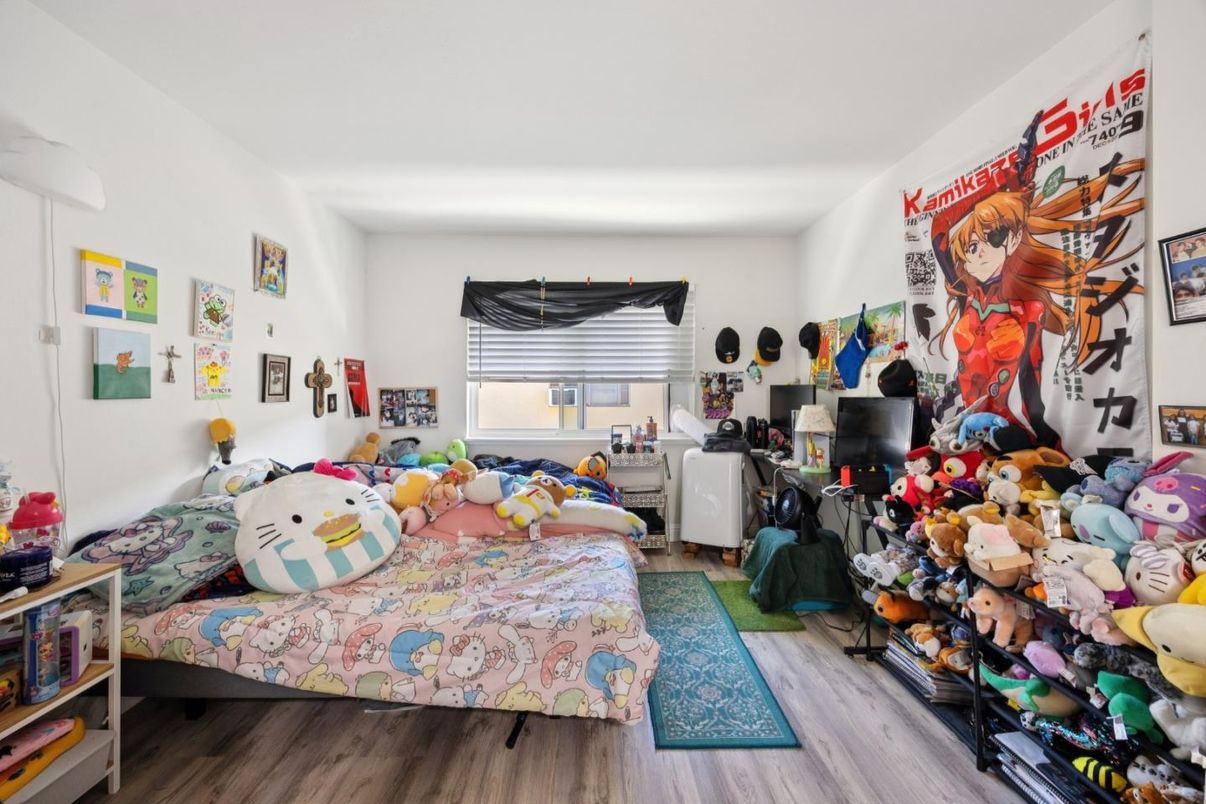 Bedroom, Interior, Wood Texture Flooring
