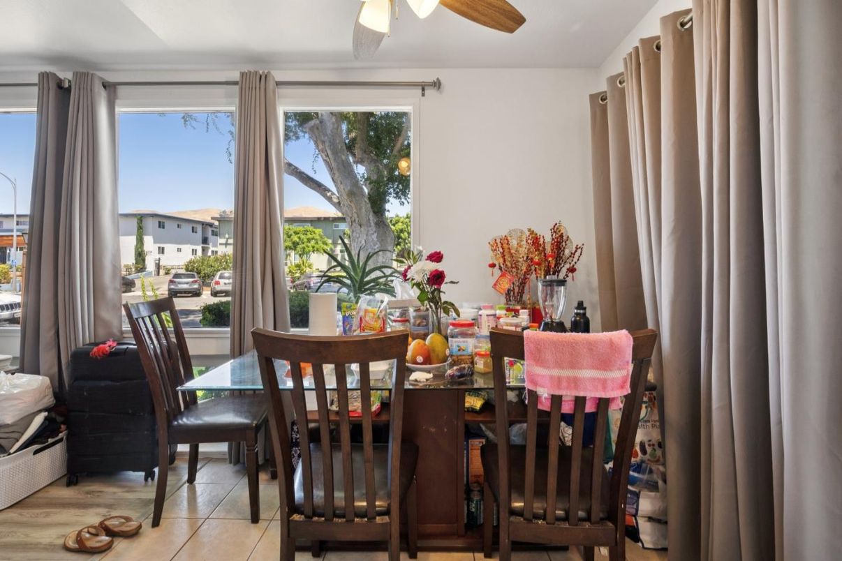 Dining room, Interior, Wood Texture Flooring