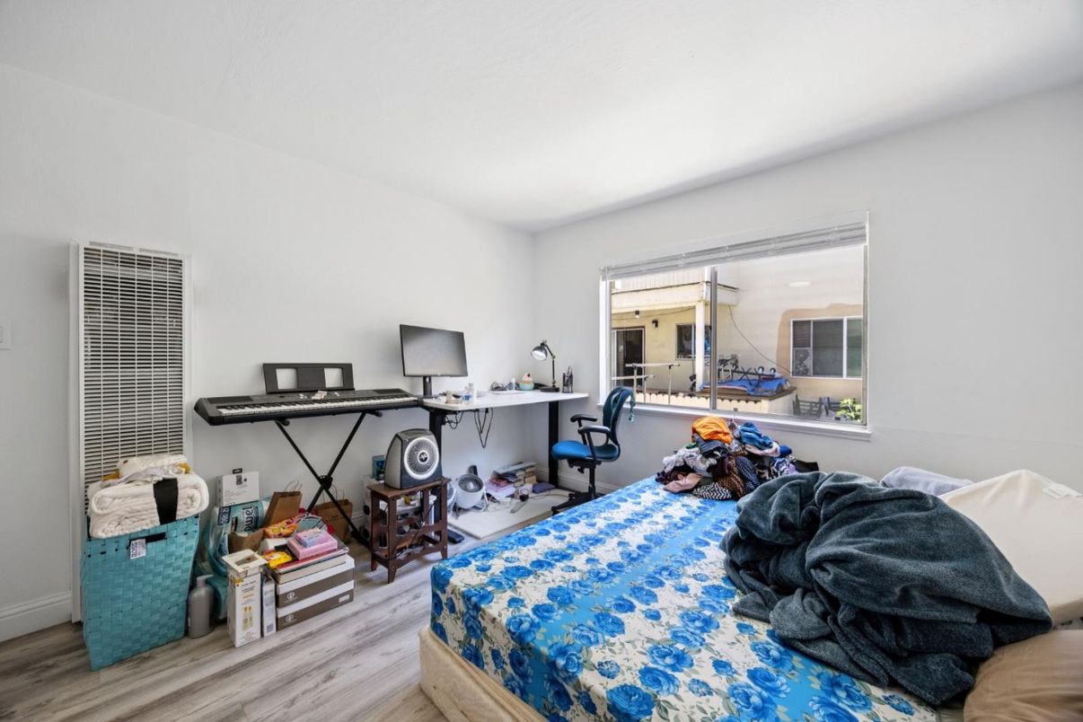 Bedroom, Home Office, Interior, Wood Texture Flooring