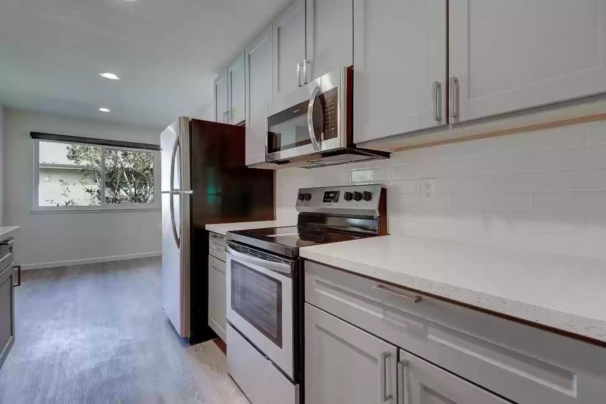 Interior, Kitchen, Recessed Lighting, Stainless Steel Appliances