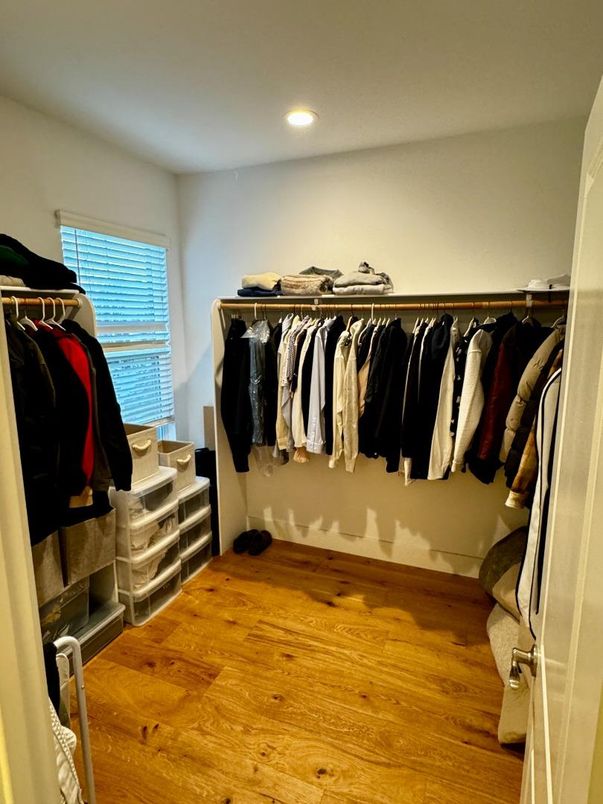 Interior, Recessed Lighting, Walk-in Closets, Wood Texture Flooring