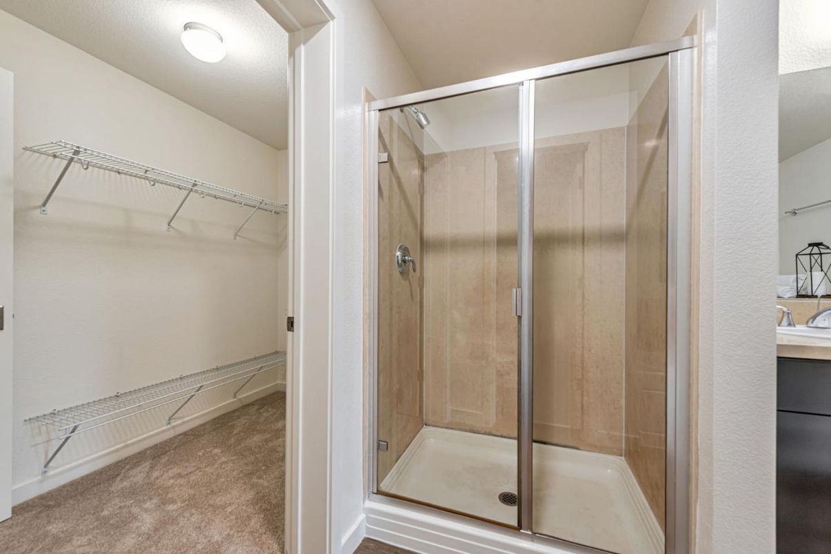 Bathroom, Glass Shower, Interior, Walk-in Closets