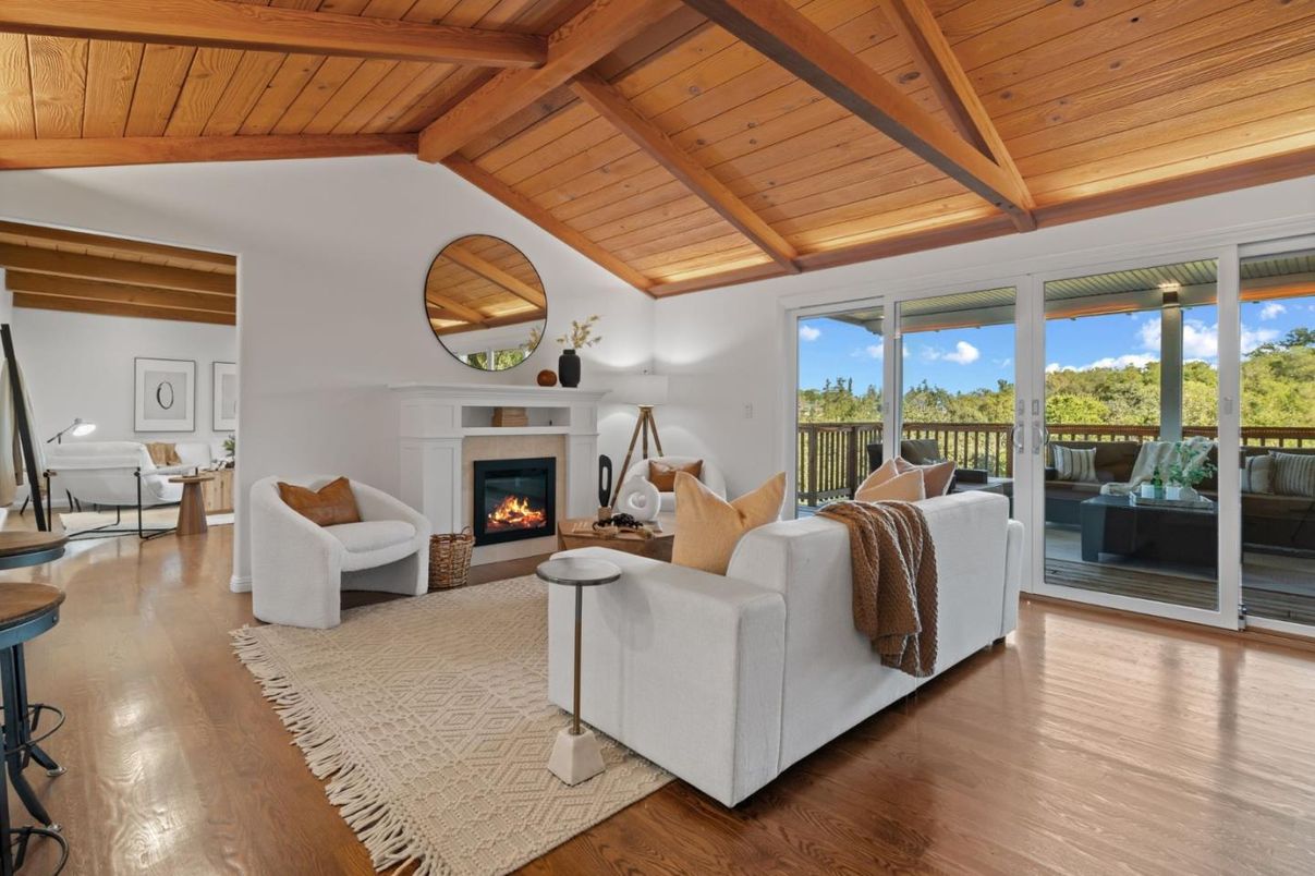Fireplace, Interior, Living room, Wooden Beams, Wooden Ceilings, Wood Texture Flooring