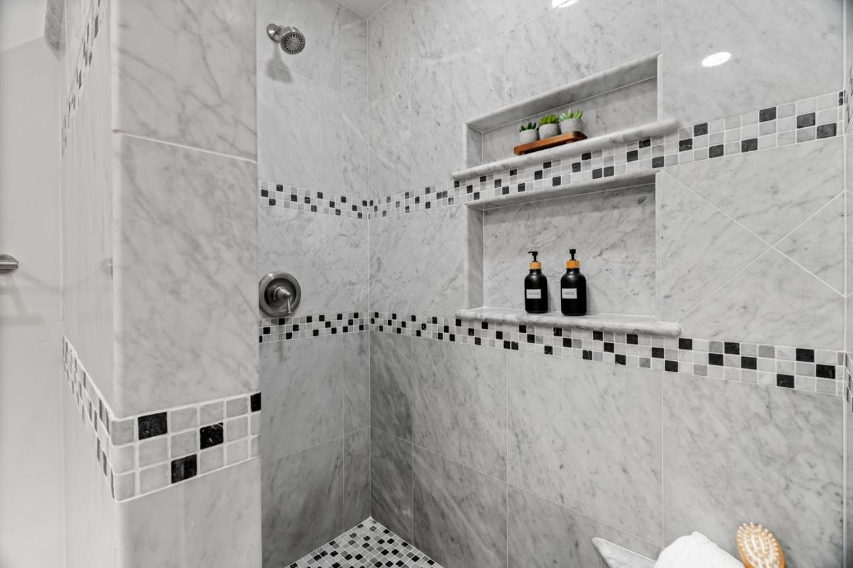 Bathroom, Interior, Marble Walls