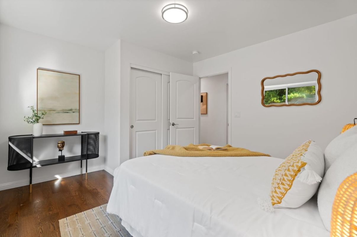 Bedroom, Interior, Wood Texture Flooring