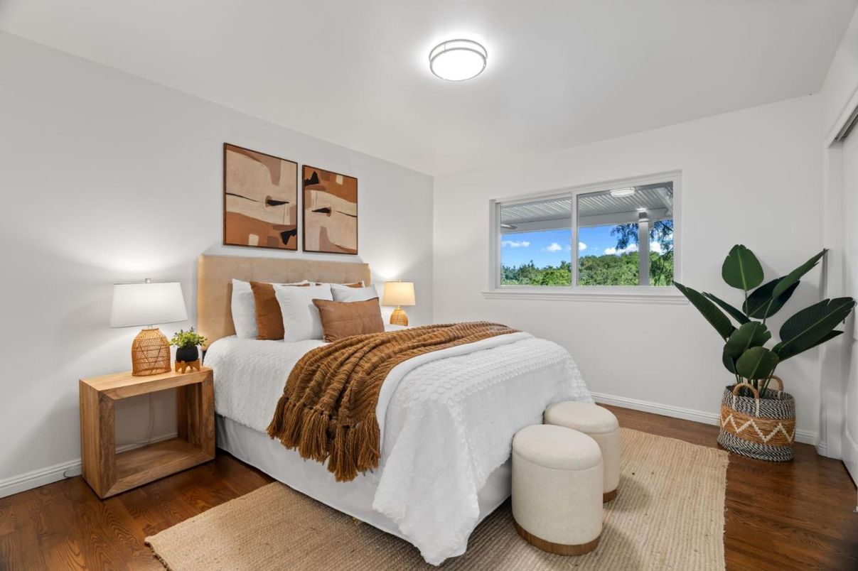 Bedroom, Interior, Wood Texture Flooring