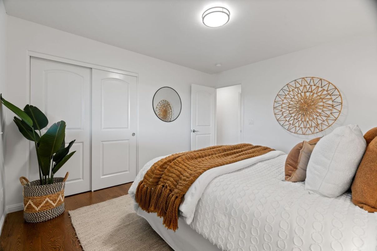 Bedroom, Interior, Wood Texture Flooring