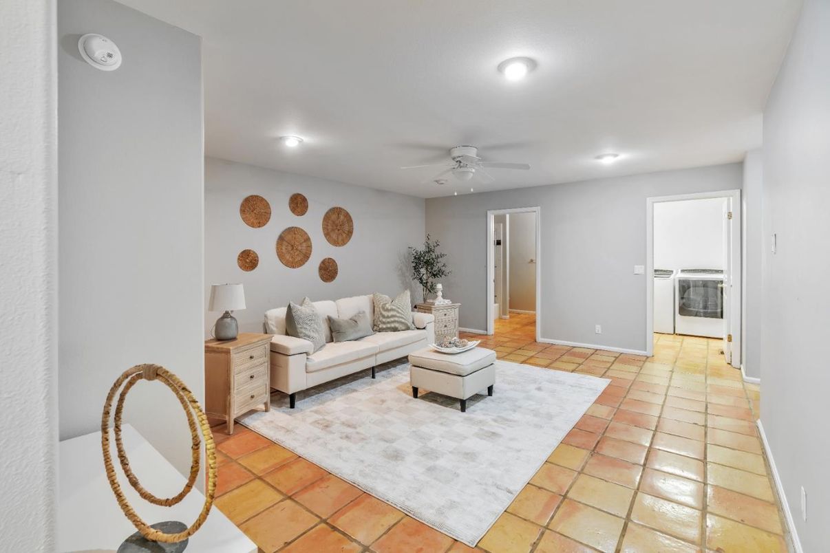 Interior, Living room, Recessed Lighting