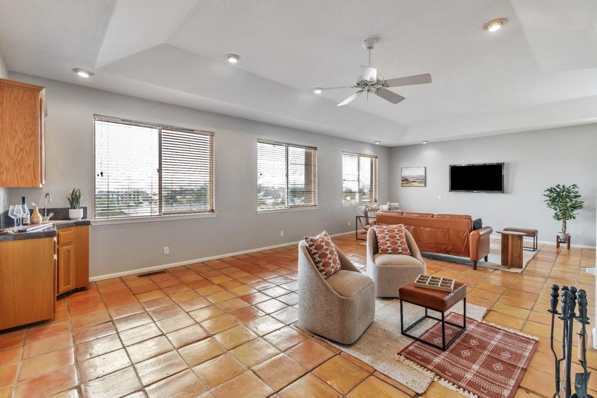 Interior, Living room, Recessed Lighting