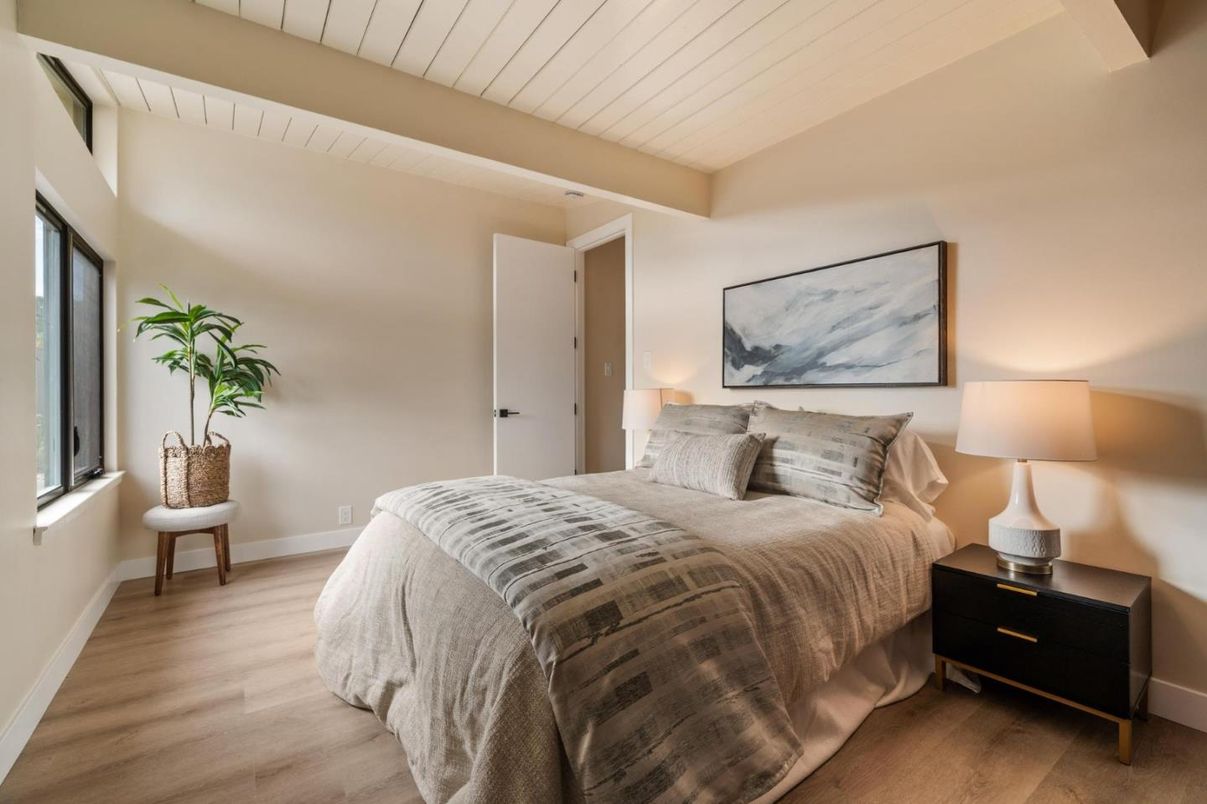 Bedroom, Interior, Wood Texture Flooring