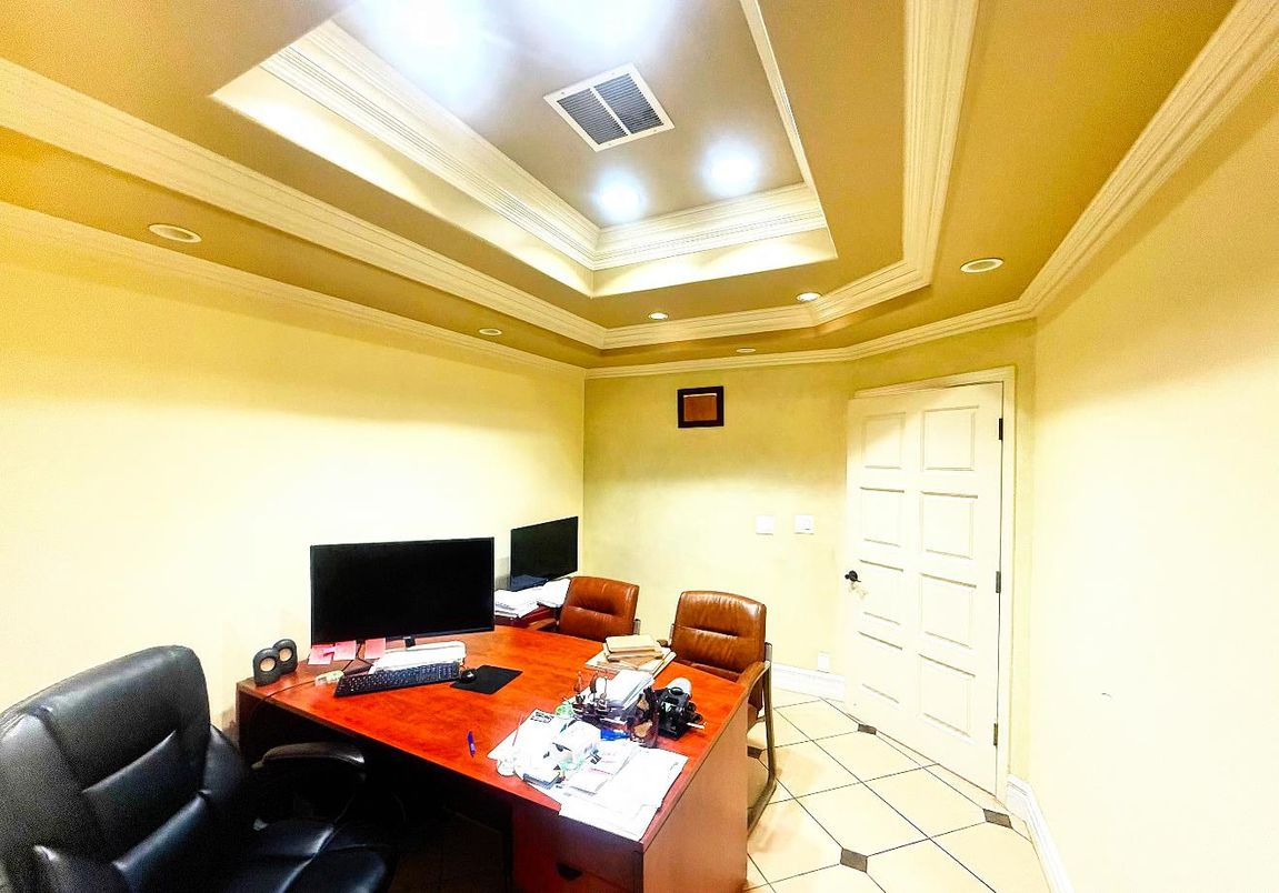 Home Office, Interior, Recessed Lighting