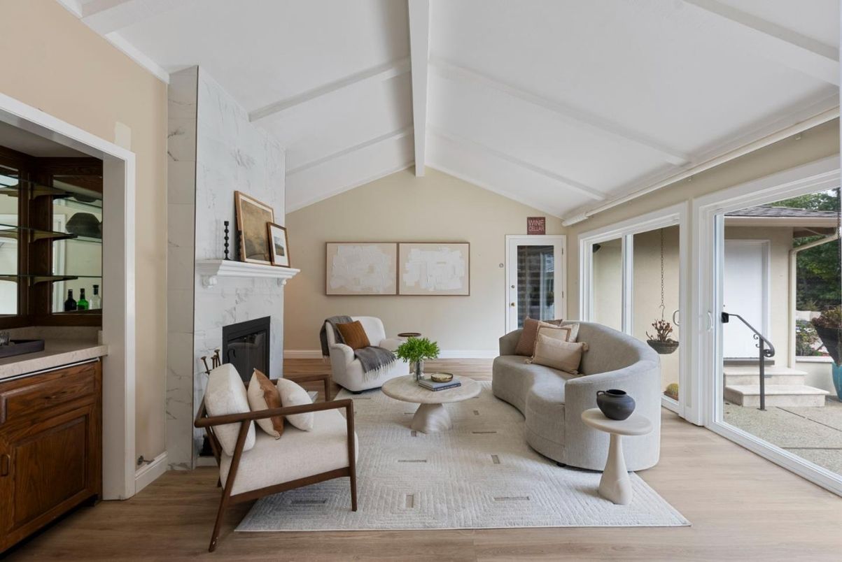 Fireplace, Interior, Living room, Wood Texture Flooring