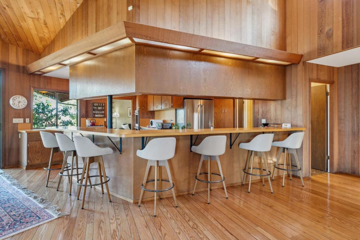 Interior, Kitchen, Wooden Ceilings, Wood Texture Flooring, Wooden Walls