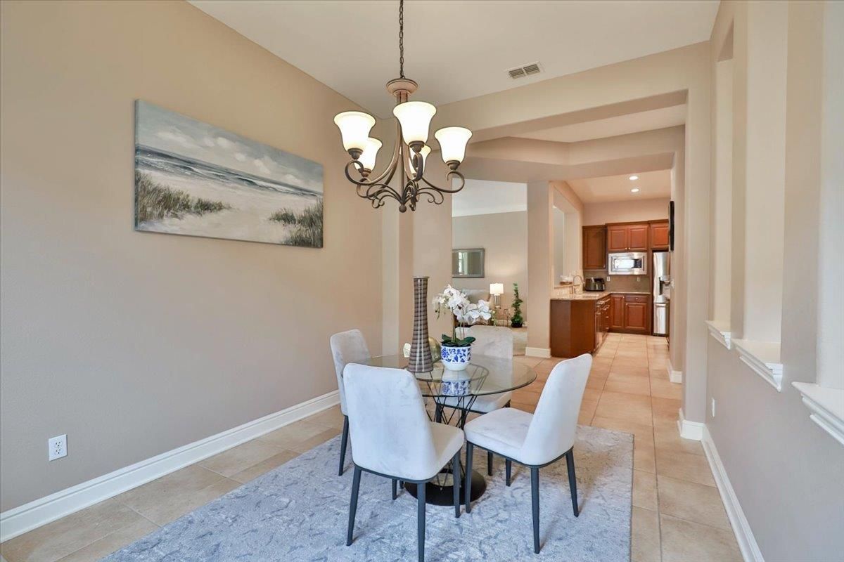 Chandelier, Dining room, Interior, Kitchen, Recessed Lighting