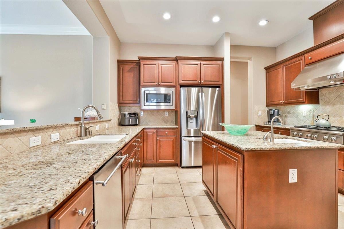 Interior, Kitchen, Recessed Lighting, Stainless Steel Appliances