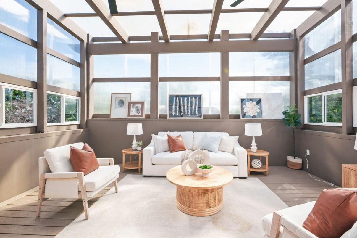 Interior, Living room, Sun Room, Wood Texture Flooring