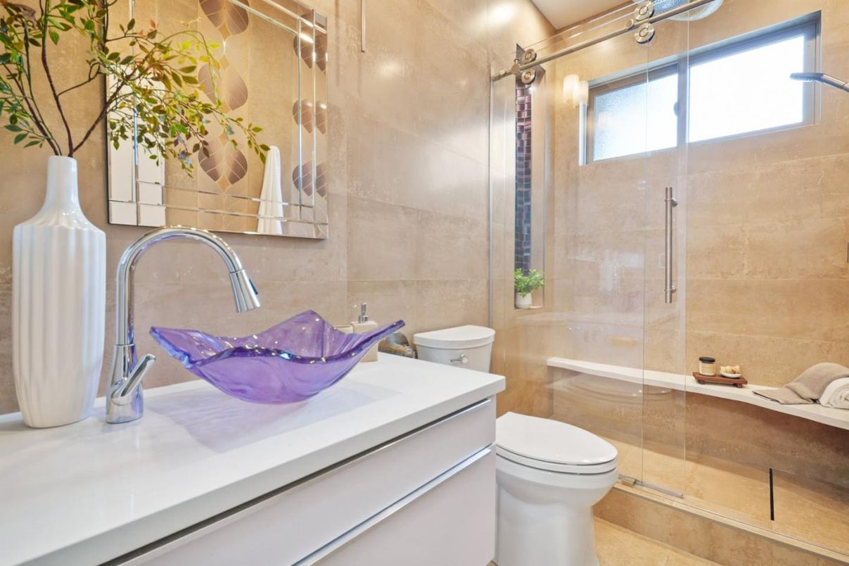 Bathroom, Glass Shower, Interior