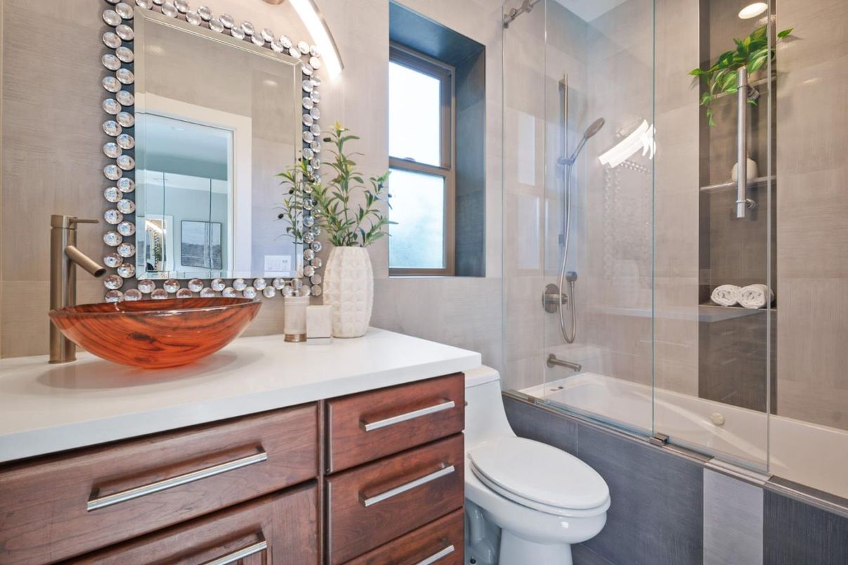 Bathroom, Glass Shower, Interior