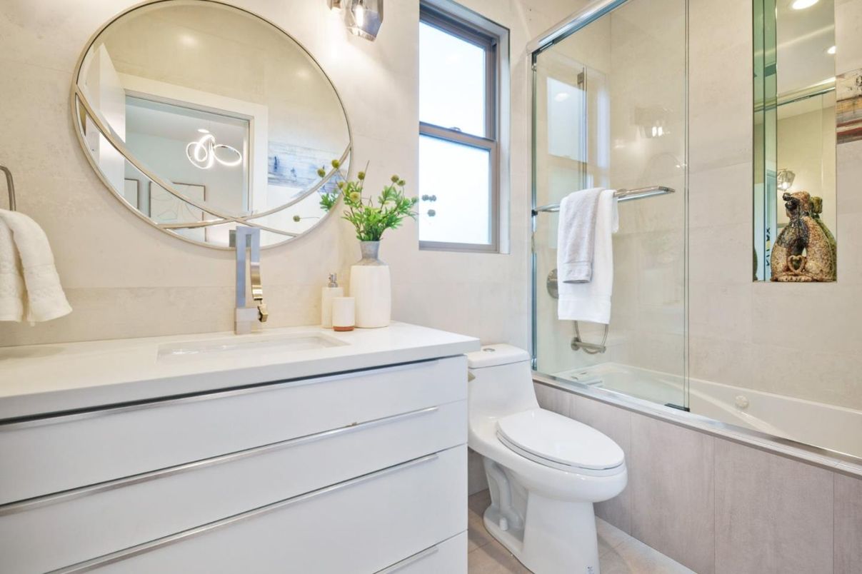 Bathroom, Glass Shower, Interior