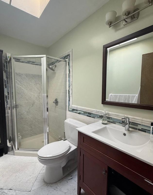 Bathroom, Glass Shower, Interior, Marble, Marble Walls