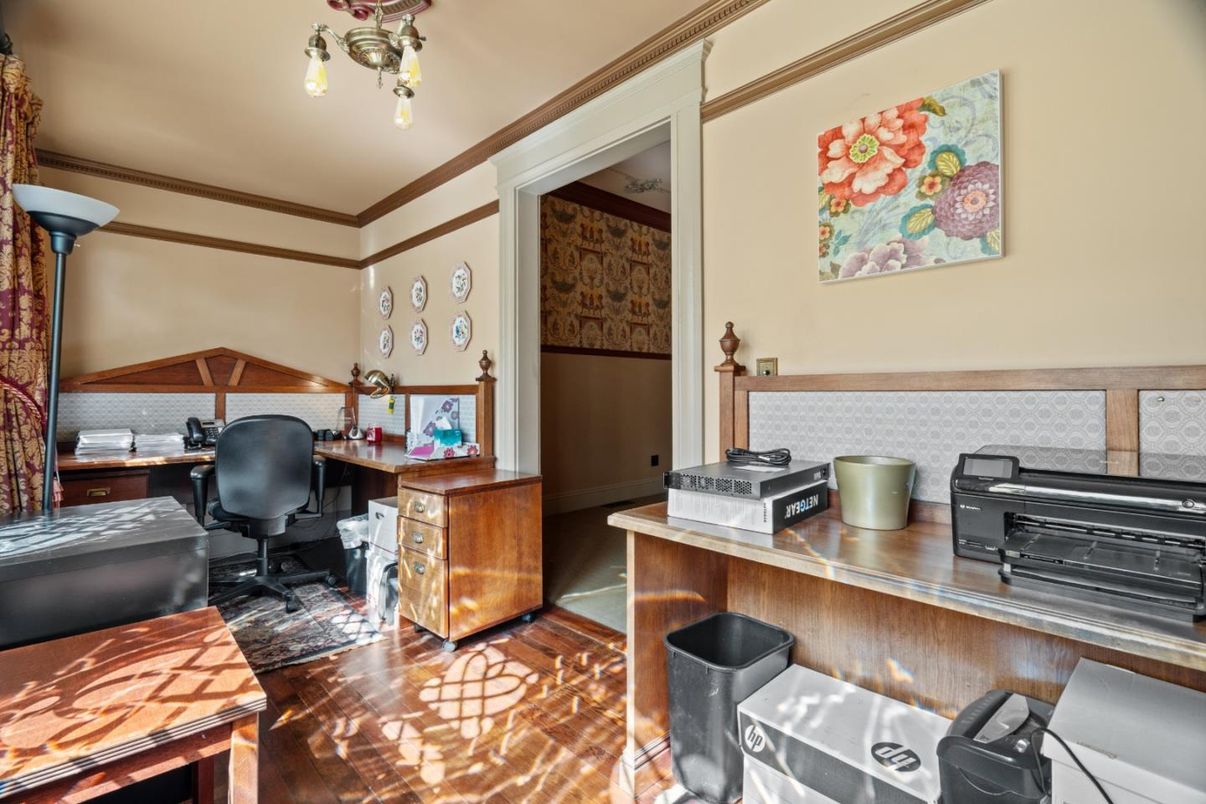 Home Office, Interior, Wood Texture Flooring
