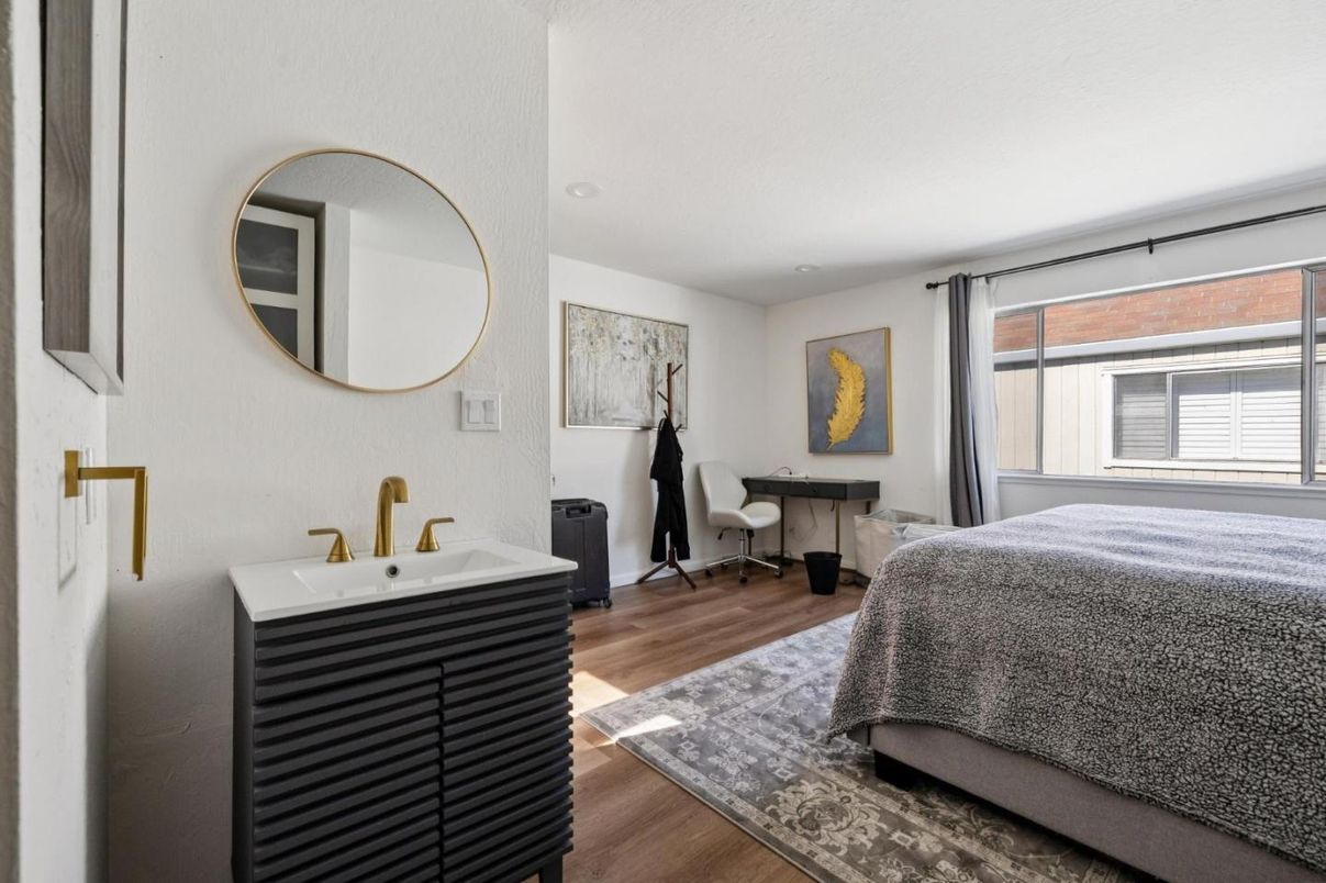 Bedroom, Interior, Wood Texture Flooring