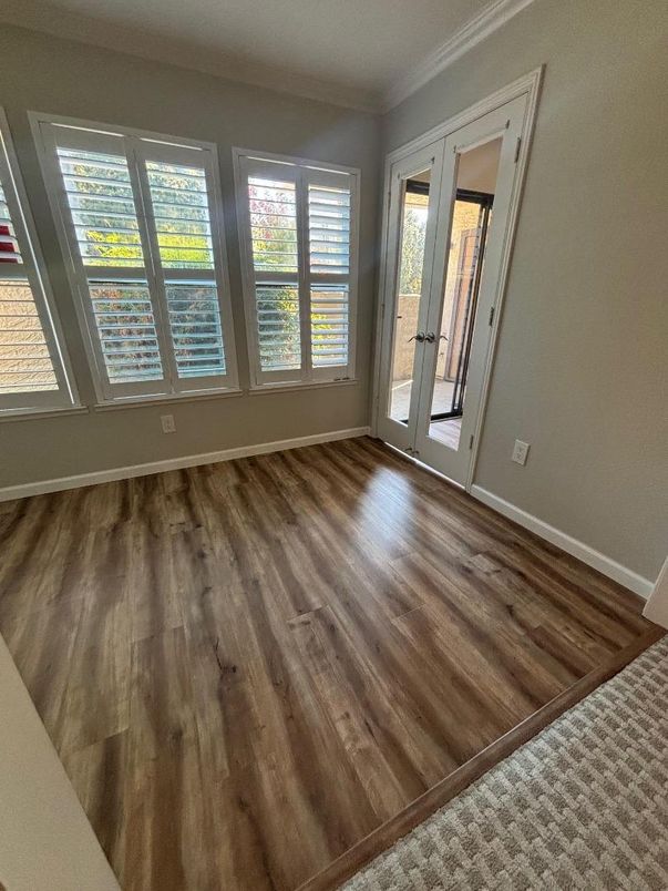 Empty room, Interior, Wood Texture Flooring