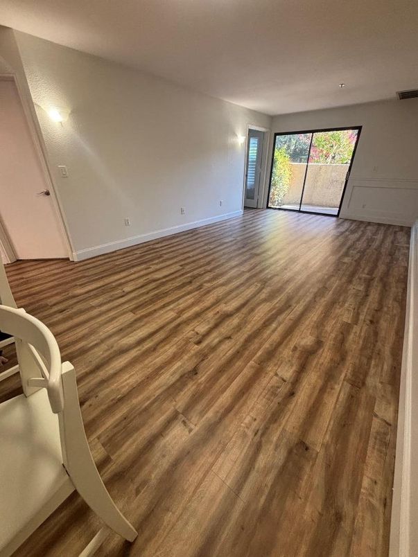 Empty room, Interior, Wood Texture Flooring
