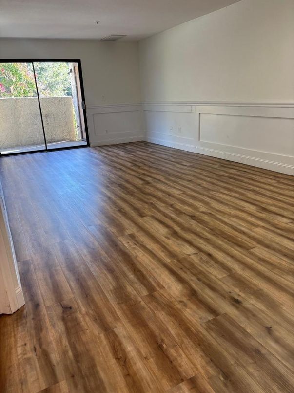 Empty room, Interior, Wood Texture Flooring