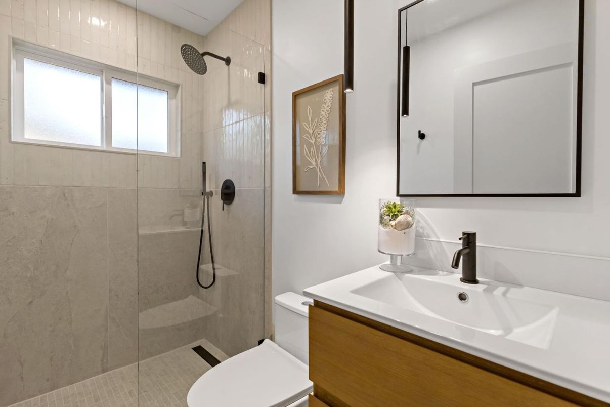 Bathroom, Glass Shower, Interior