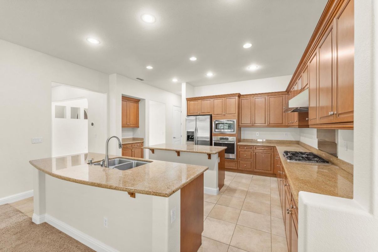 Interior, Kitchen, Recessed Lighting, Stainless Steel Appliances