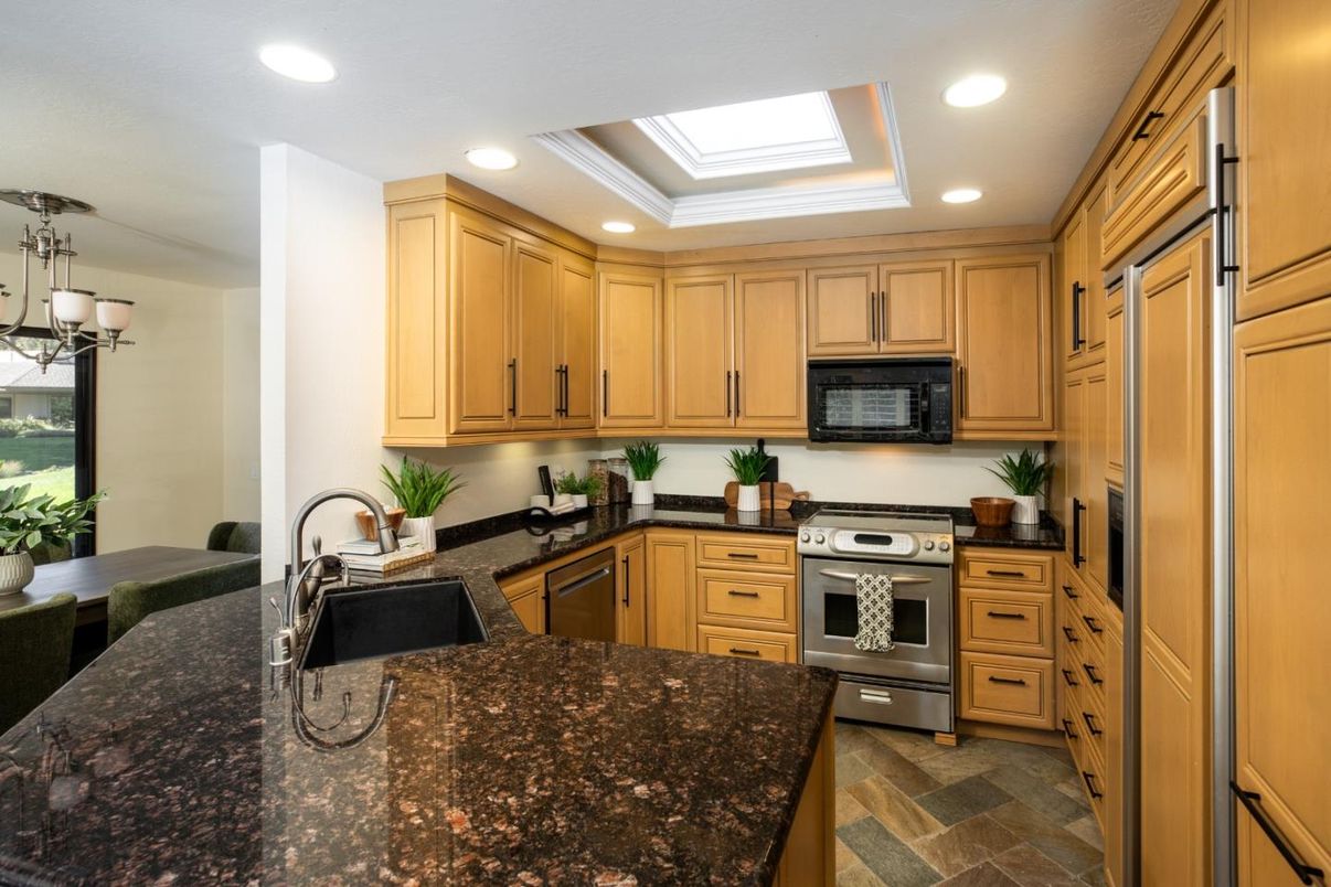 Interior, Kitchen, Recessed Lighting, Stainless Steel Appliances
