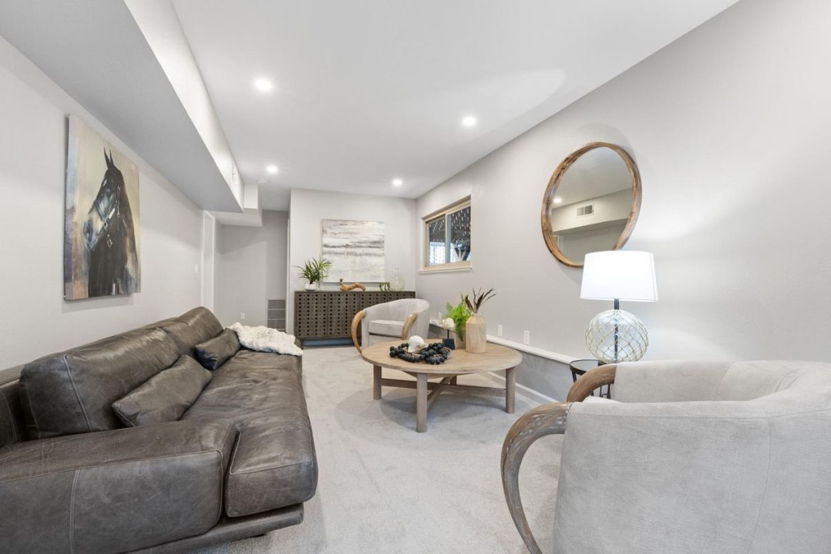 Interior, Living room, Recessed Lighting