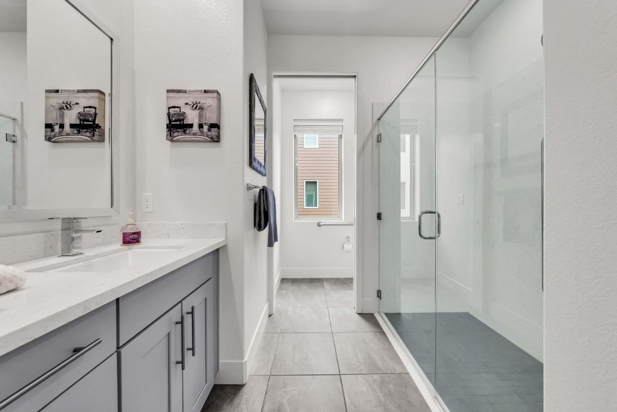 Bathroom, Glass Shower, Interior