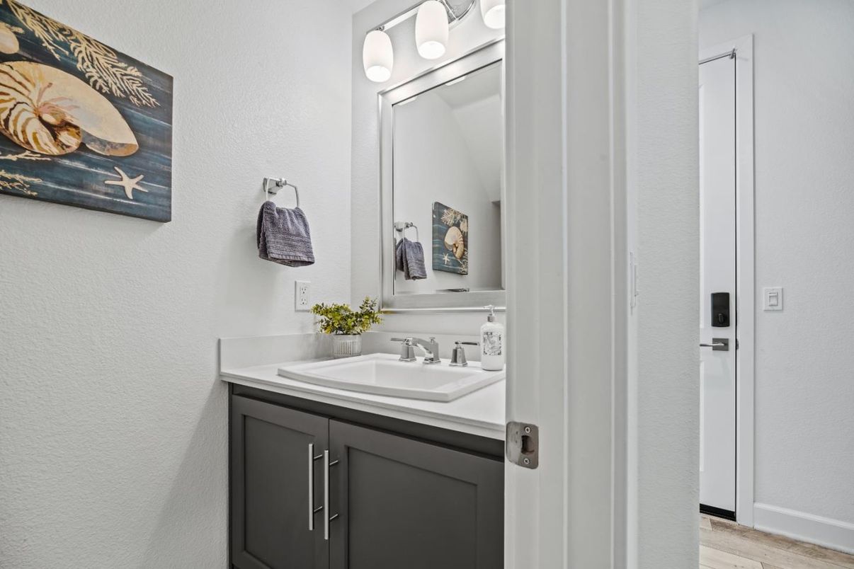 Bathroom, Interior, Wood Texture Flooring