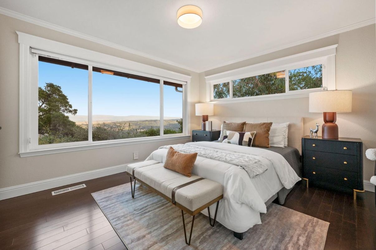 Bedroom, Interior, Wood Texture Flooring