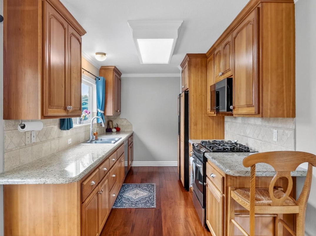 Interior, Kitchen, Wood Texture Flooring