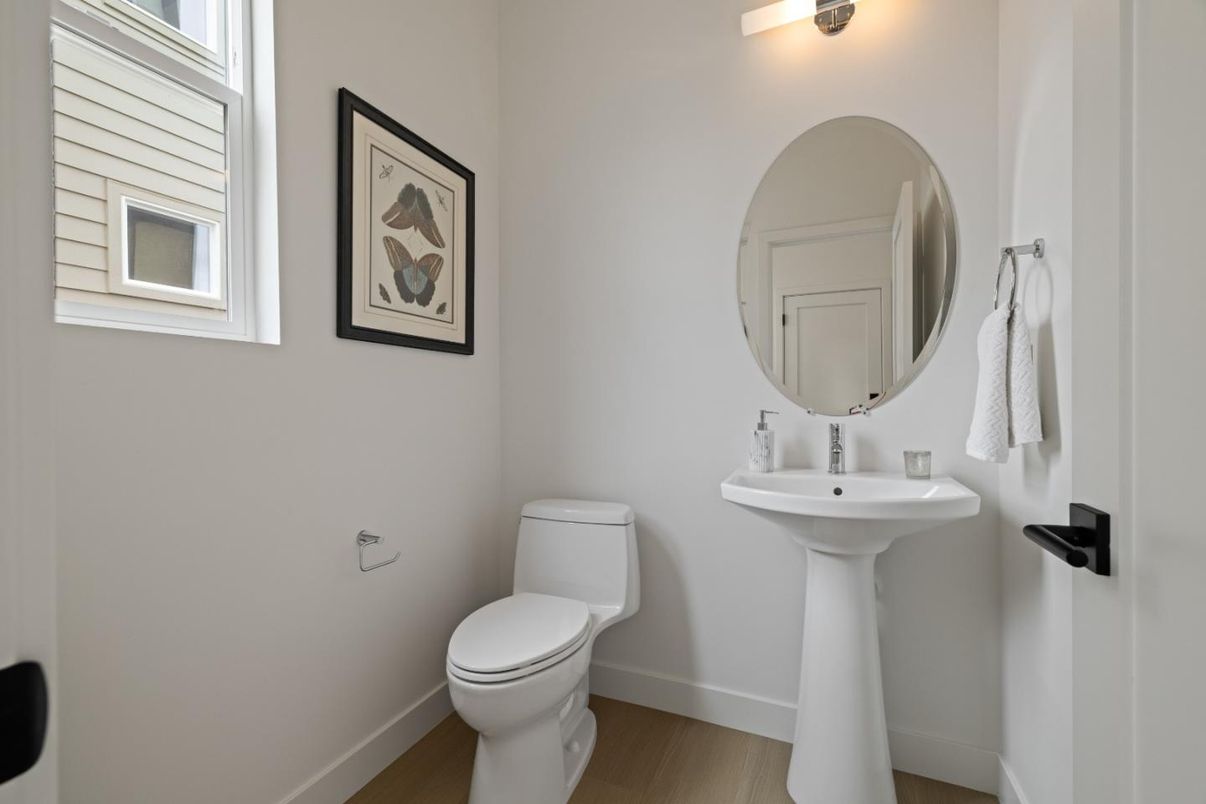 Bathroom, Interior, Wood Texture Flooring