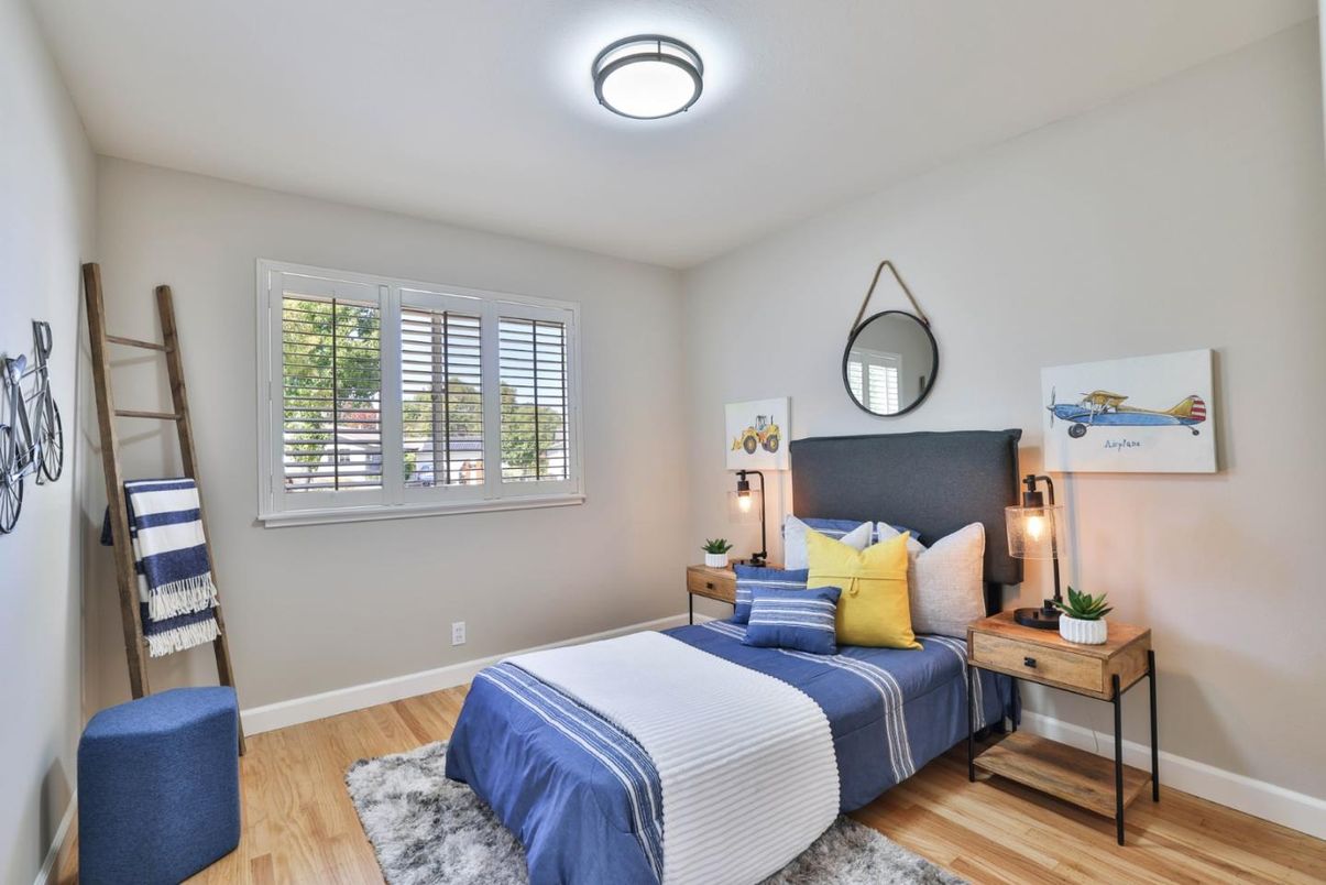 Bedroom, Interior, Wood Texture Flooring