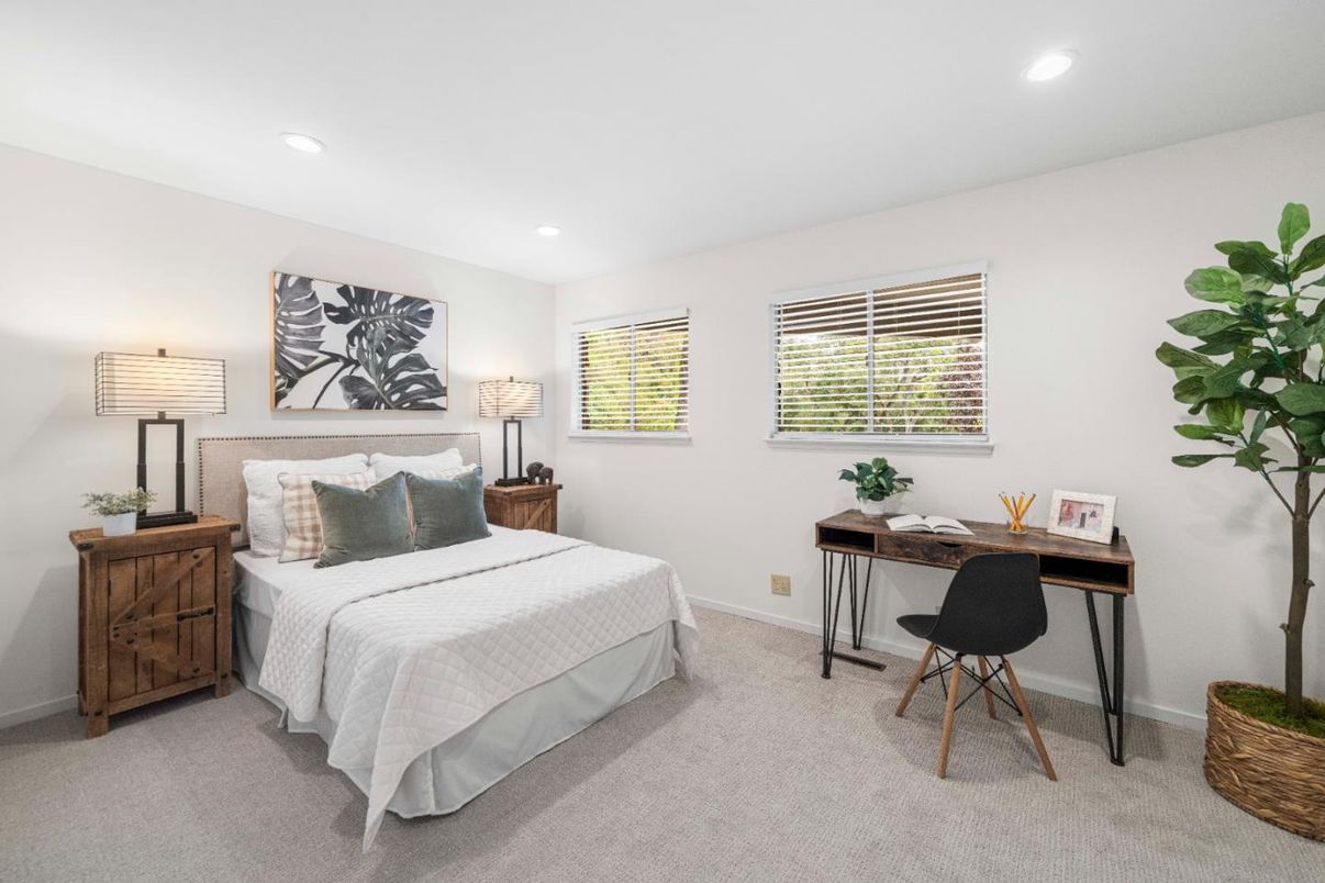 Bedroom, Home Office, Interior, Recessed Lighting