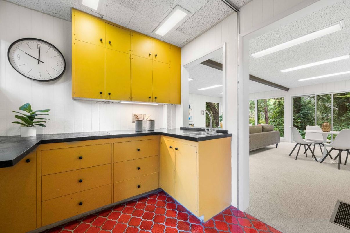 Dining room, Interior, Kitchen, Recessed Lighting