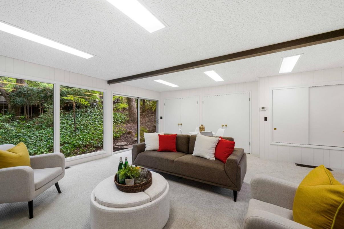 Interior, Living room, Recessed Lighting