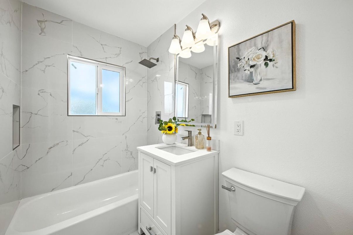 Bathroom, Interior, Marble Walls