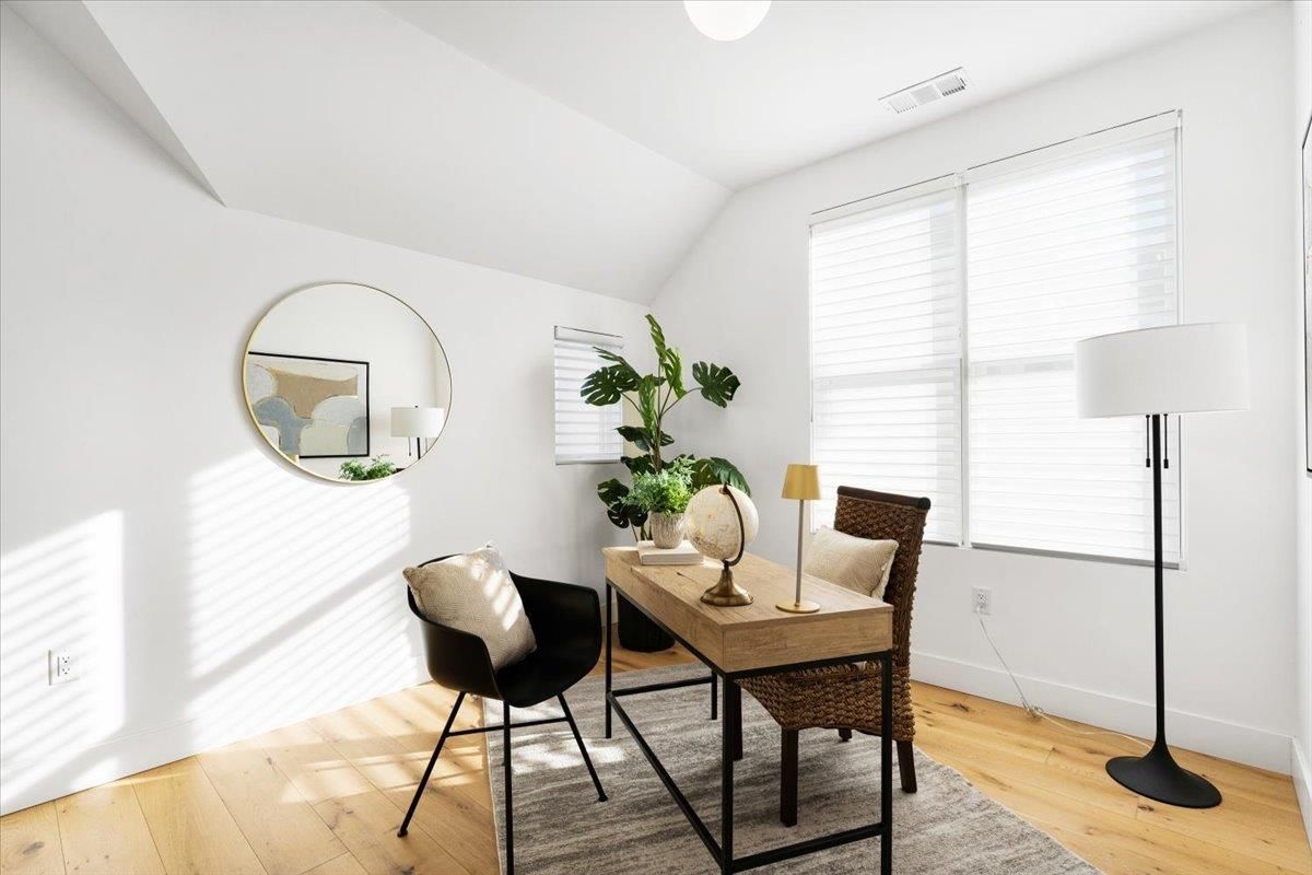 Home Office, Interior, Wood Texture Flooring